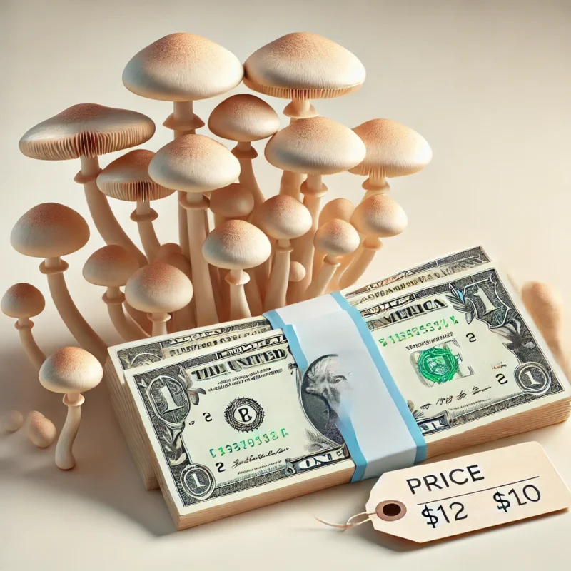 Hoeveel kosten Psilocybine paddenstoelen?