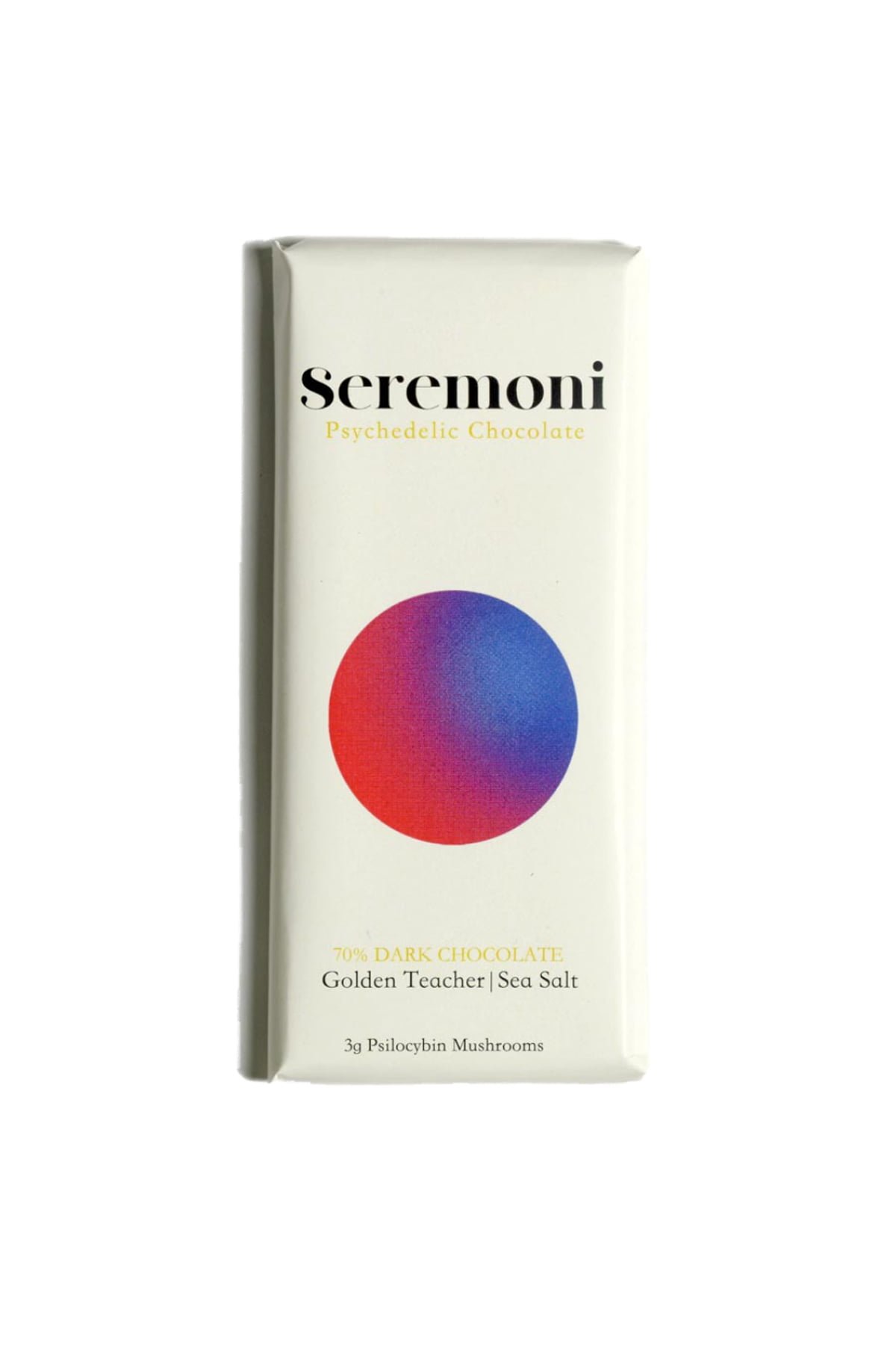 Seremoni Psilocybin Chocolate Bar Sea Salt & Golden Teacher Mushrooms Seremoni Psilocybin Chocolate Bar Sea Salt & Golden Teacher Mushrooms
