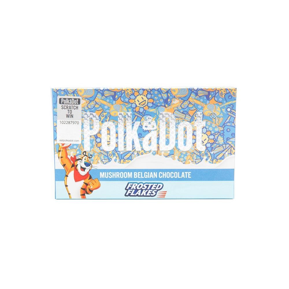 Polkadot Frosted Flakes Magische Paddestoel Chocoladereep kopen Polkadot Frosted Flakes Magische Paddestoel Chocoladereep kopen