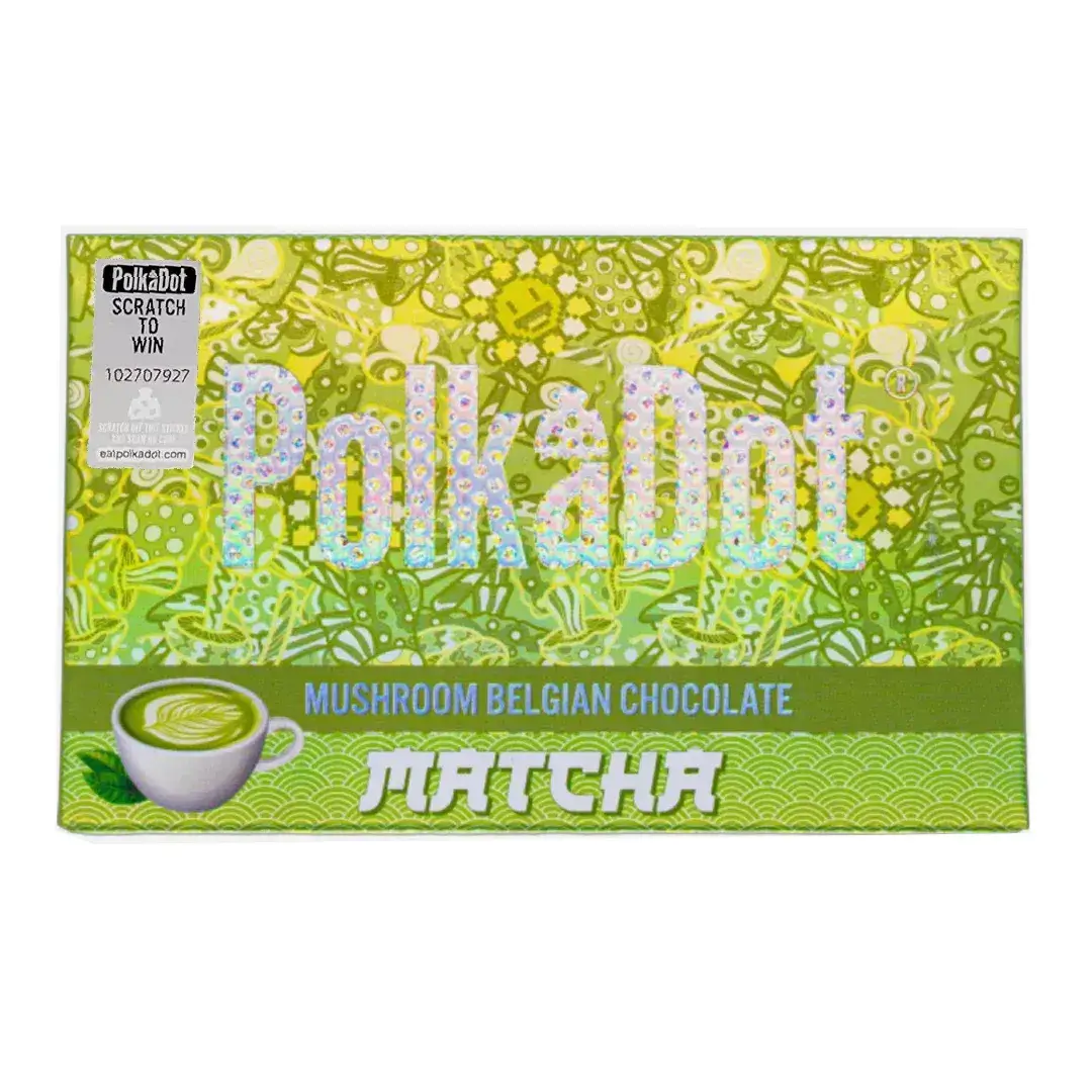 Polkadot Matcha Chocolate bar Polkadot Matcha Chocolate bar