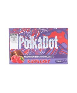 Barre chocolatée aux framboises Polkadot