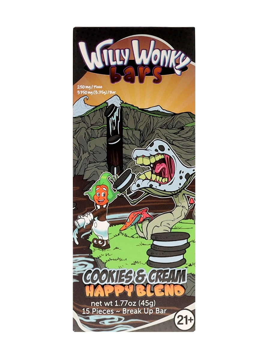 Cookies & Cream Willy Wonky Happy Blend Bars Cookies & Cream Willy Wonky Happy Blend Bars